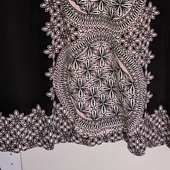 INC cowl neck print dress - Picture 7 of 7